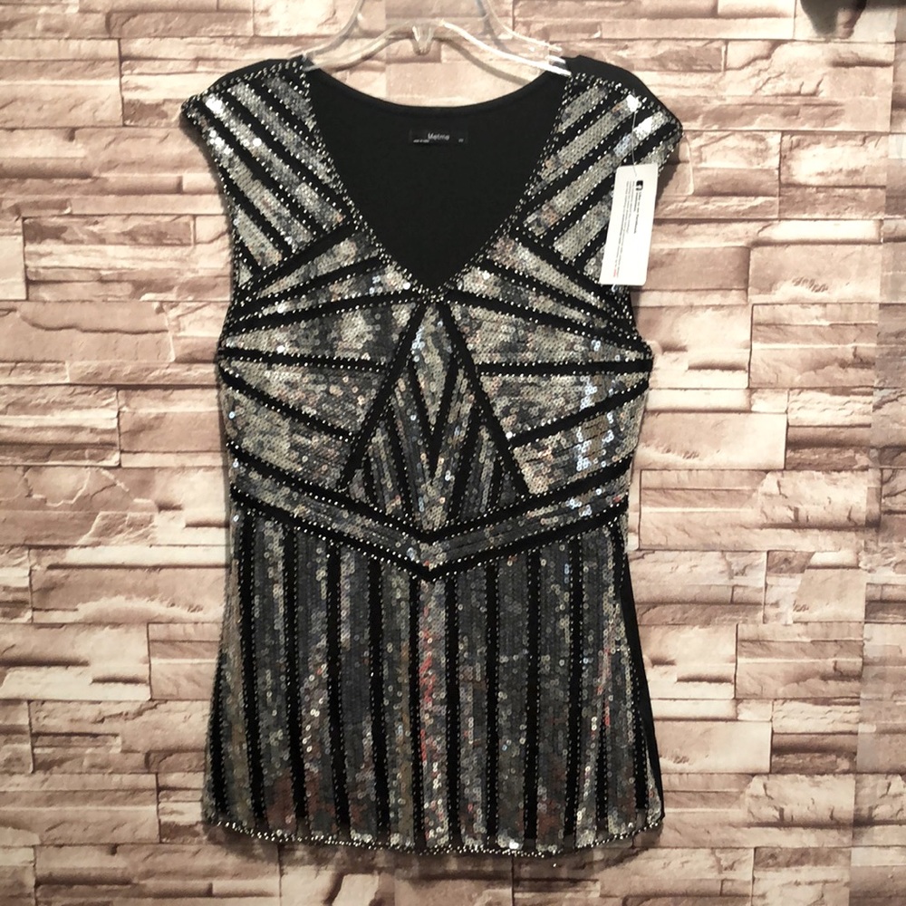 Merme women’s blouse, size xs, black, sleeveless